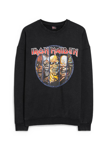 Черный свитшот C&A персонажи без декора (362599588)