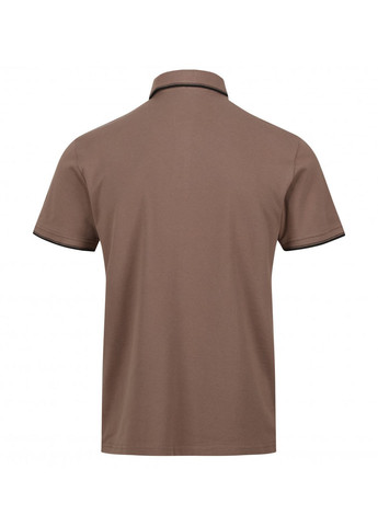 Коричневая футболка-поло для мужчин Regatta однотонная