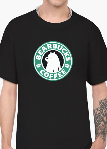 Черная футболка мужская вся правда о медведях (we bare bears) (9223-2889-1) xxl MobiPrint
