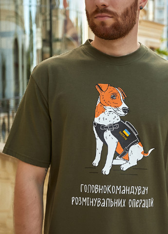 Хаки (оливковая) футболка Elfberg