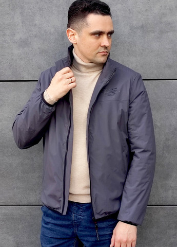 Темно-сіра демісезонна вітровка Sun's House