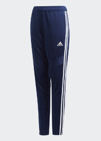Темно-синие спортивные демисезонные брюки зауженные adidas