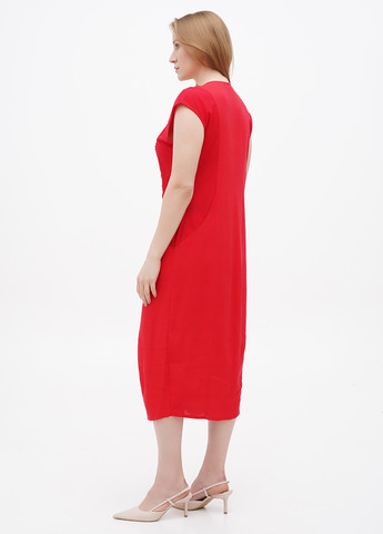Червона кежуал сукня Ruta-S однотонна
