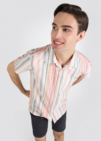 Цветная кэжуал рубашка в полоску Colin's