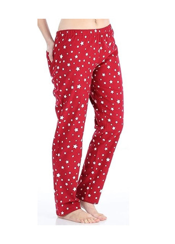 Червона всесезон піжама (сорочка, штани) сорочка + брюки PajamaMania