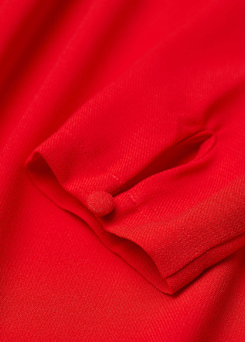 Червона повсякденний сукня H&M однотонна