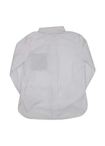 Белая кэжуал рубашка однотонная Brilliant