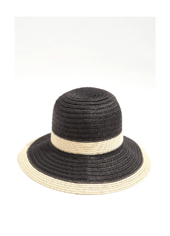 Шляпа DeFacto слауч чёрная кэжуал бумага