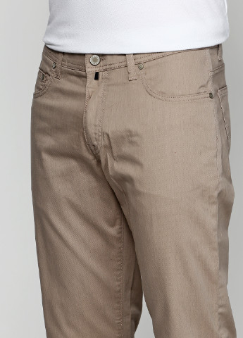 Бежевые кэжуал демисезонные со средней талией брюки Westbury
