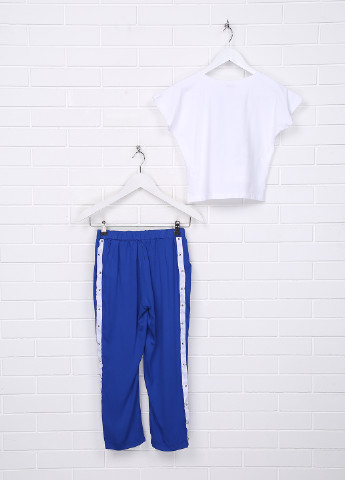 Синий летний комплект (футболка, брюки) CSW
