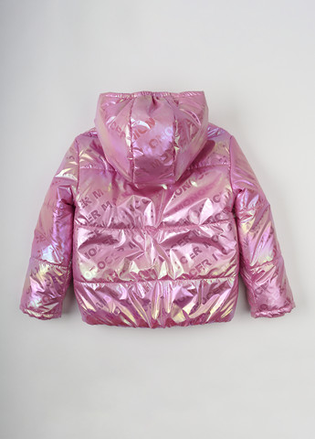 Розовая демисезонная куртка Одягайко