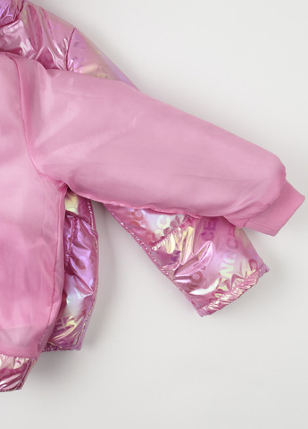 Розовая демисезонная куртка Одягайко