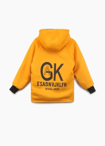 Желтая демисезонная куртка No Brand