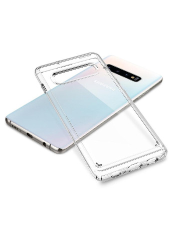 Чехол прозрачный противоударный Ultra Hybrid для Samsung Galaxy S10 Crystal Clear Spigen (214659352)