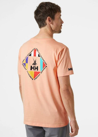 Персикова футболка 34222-058 Helly Hansen Box Men's T-shirt