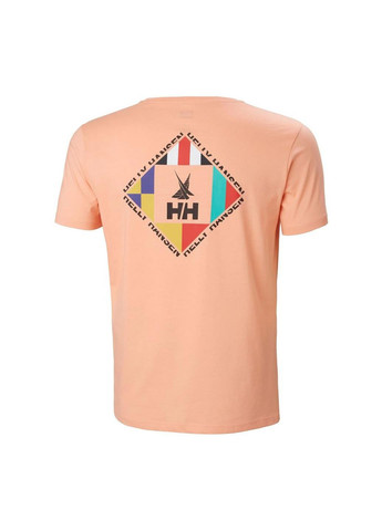 Персикова футболка 34222-058 Helly Hansen Box Men's T-shirt