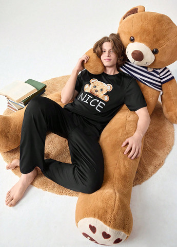 Піжама (футболка, брюки) SHEIN (365782672)