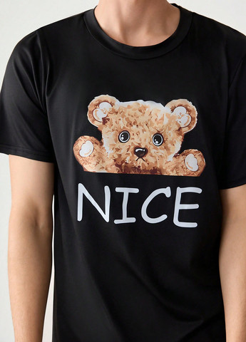 Піжама (футболка, брюки) SHEIN (365782672)