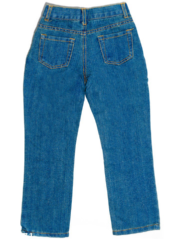 Голубые демисезонные прямые джинсы Issa