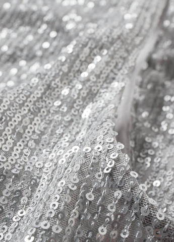 Серое коктейльное платье C&A однотонное