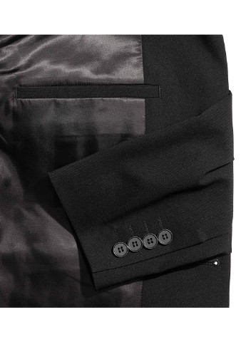 Пиджак H&M чёрный кэжуал