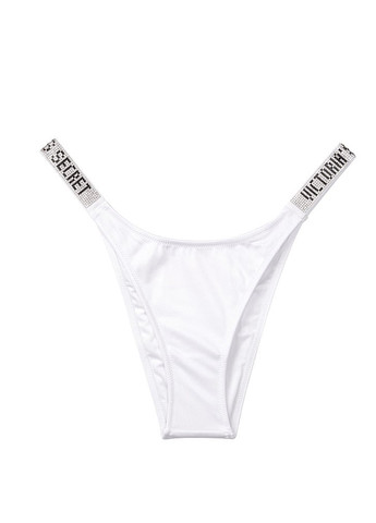 Белые купальные трусики-плавки однотонные Victoria's Secret