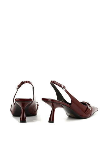Le'BERDES Туфли слингбеки бордовый з натуральная кожа, украина — лето (360795578)