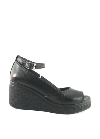 Mila Туфли пип-тое черный з натуральная кожа, — демисезон (356509253)