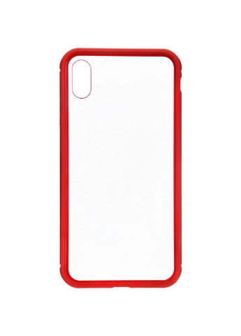 Чехол для мобильного телефона Magnetic Case 1 Gen. iPhone XS Max Clear/Red (ARM53391) ArmorStandart (252573043)