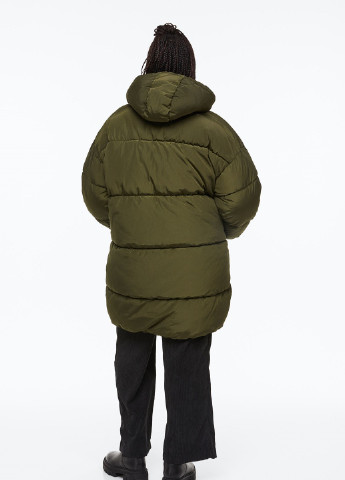 Оливкове (хакі) демісезонне Пальто H&M