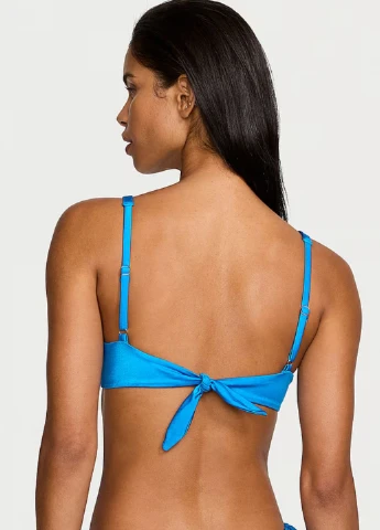 Синий летний купальник (лиф, трусики) бикини, раздельный Victoria's Secret