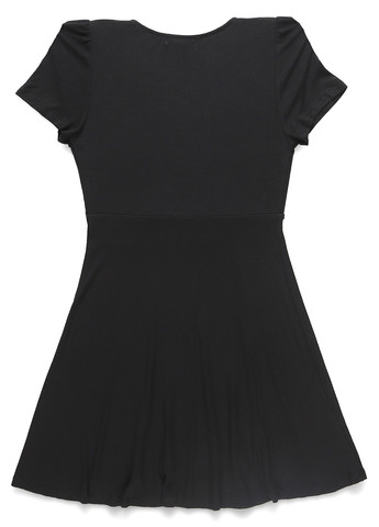 Чорна кежуал сукня в стилі армпір, кльош Honey Punch однотонна