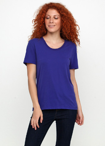 Фиолетовая летняя футболка Gap