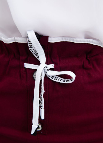 Бордовая кэжуал однотонная юбка Ager а-силуэта (трапеция)