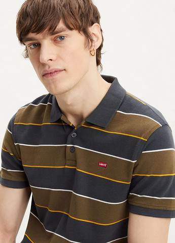 Цветная футболка-поло для мужчин Levi's в полоску