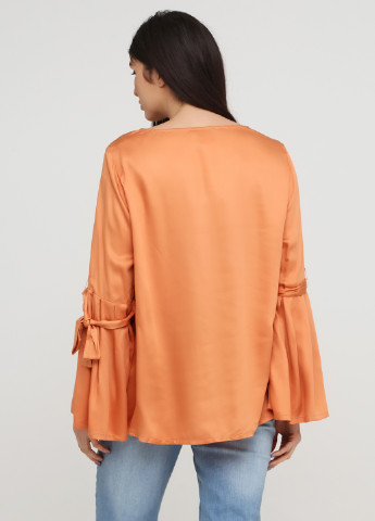 Оранжевая демисезонная блуза Heine
