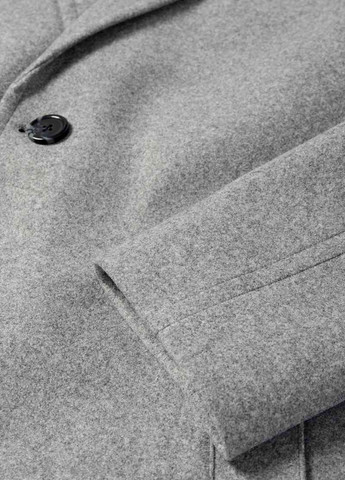 Светло-серое демисезонное Пальто однобортное C&A