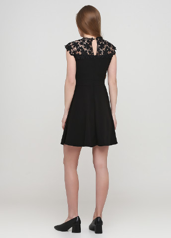 Чорна кежуал плаття, сукня кльош UNIQ Paris однотонна