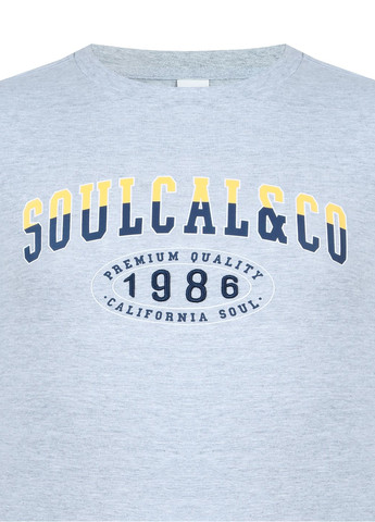 Сіро-голубий футболка Soulcal & Co