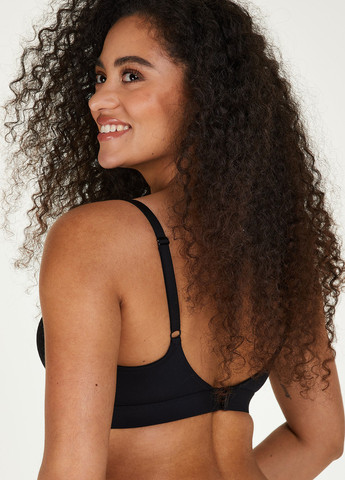 Чёрный бюстгальтер для кормящих Hunkemoller без косточек полиамид
