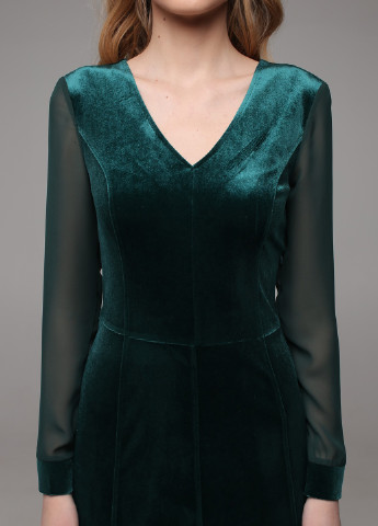 Зелена кежуал сукня Lavana Fashion