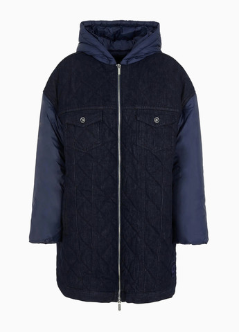 Синяя демисезонная куртка Armani Exchange