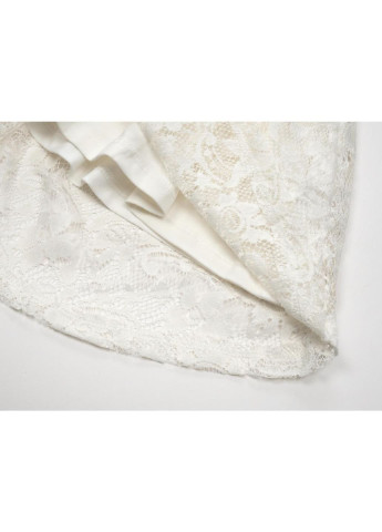 Комбинированное платье туника кружевное (12952-80g-cream) Breeze (251326670)