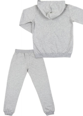 Сірий демісезонний спортивний костюм "love" (9722-164g-gray) Breeze