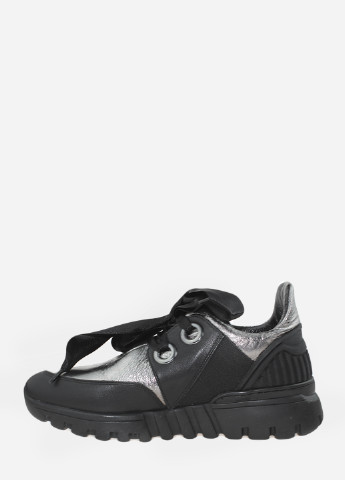 Чорні осінні кросівки rl0591-2074 чорний-нікель La Pinta