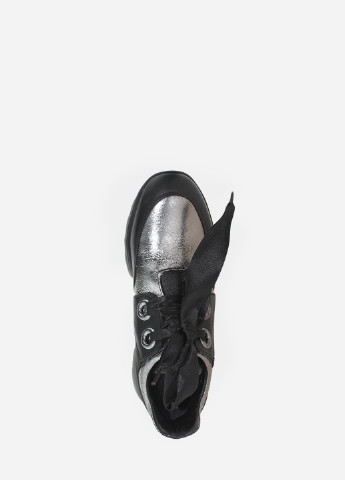 Черные демисезонные кроссовки rl0591-2074 черный-никель La Pinta