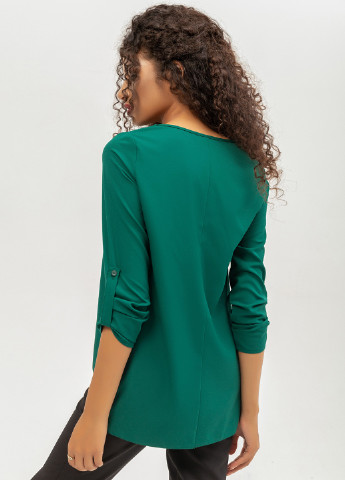 Зеленая демисезонная блуза Azuri