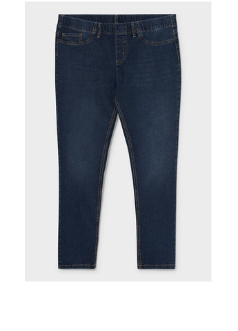 Темно-синие демисезонные джеггинсы C&A