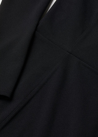 Чорна кежуал, ділова сукня футляр H&M однотонна