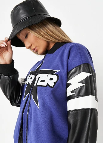 Бомбер Missguided на блискавці (276135138)